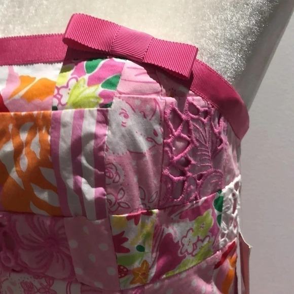 Lilly Pulitzer Kelly dress pink orange patchwork 6 New with tags - Picture 2 of 11